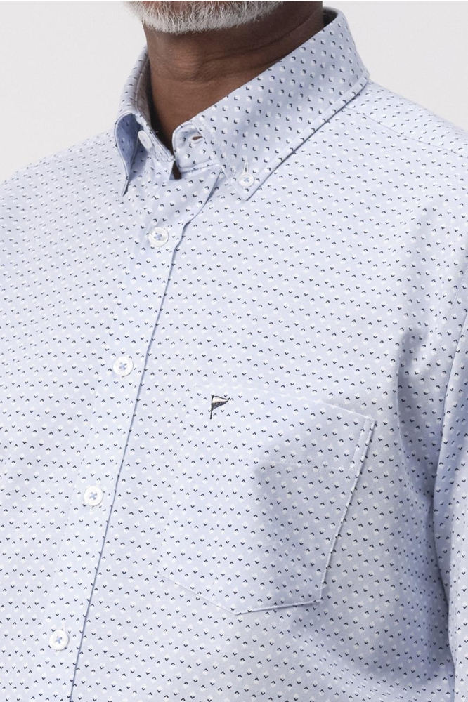 Campbell blauwe heren overhemd | Unique Selling Point