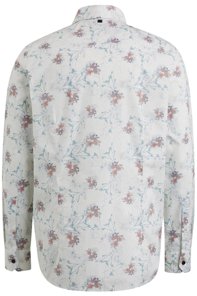 Vanguard beige heren overhemd | Achteraanzicht