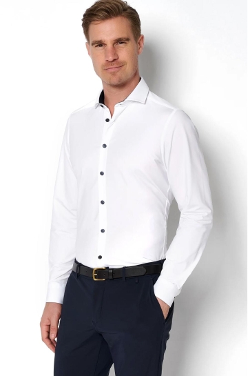 Pure H. Tico PURE FUNCTIONAL SHIRT LONGSLEEVE 4056 21750 900 WHITE PLAIN