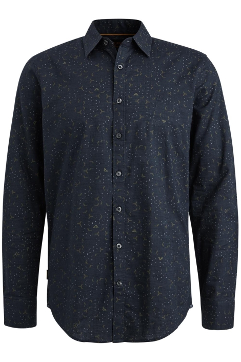 PME legend blauwe heren overhemd | Vooraanzicht