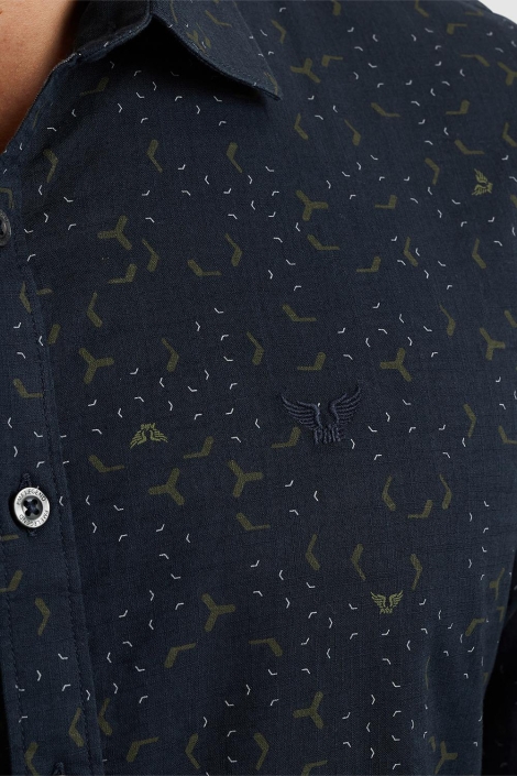 PME legend blauwe heren overhemd | Kleurstaal