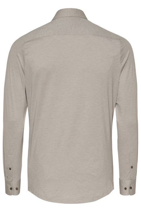 Pure H. Tico beige heren overhemd | Achteraanzicht