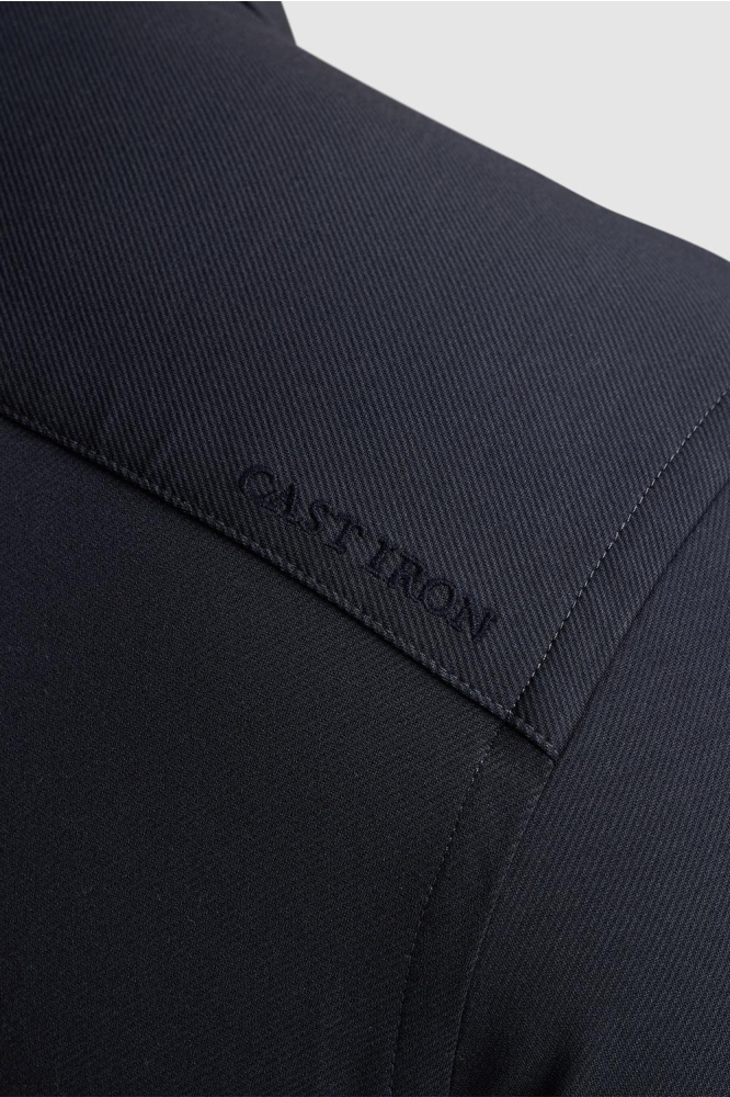 Cast Iron blauwe heren overhemd | Kleurstaal