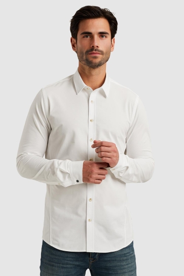 Cast Iron OVERHEMD VAN TWILL JERSEY CSI2502200 7002