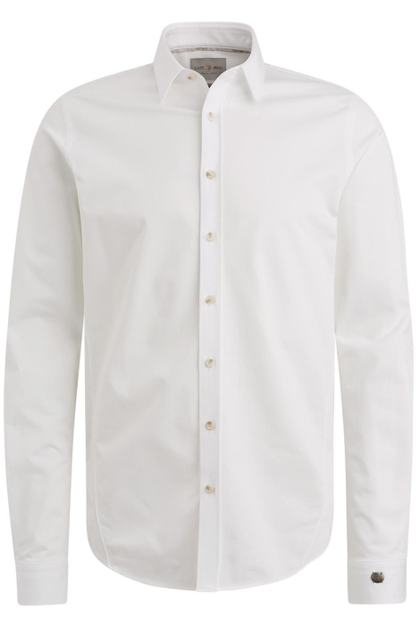 Cast Iron witte heren overhemd | Vooraanzicht