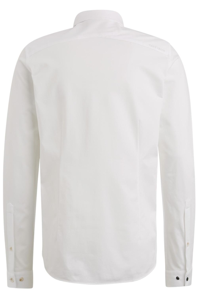 Cast Iron witte heren overhemd | Achteraanzicht