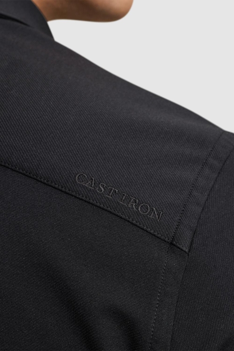 Cast Iron zwarte heren overhemd | Unique Selling Point