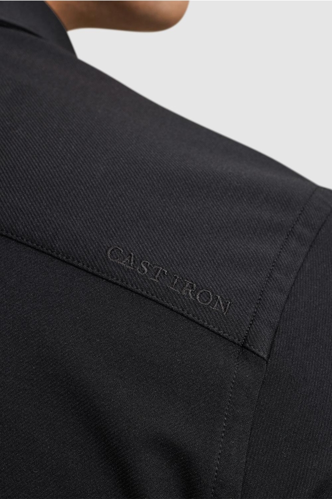 Cast Iron zwarte heren overhemd | Unique Selling Point