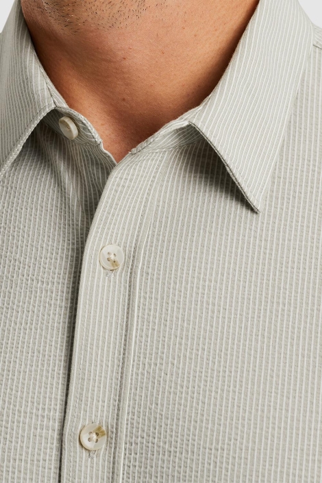 Cast Iron groene heren overhemd | Unique Selling Point