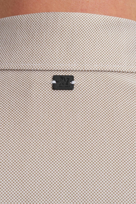 Vanguard beige heren overhemd | Kleurstaal