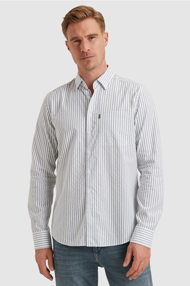 Vanguard witte heren overhemd | Model vooraanzicht