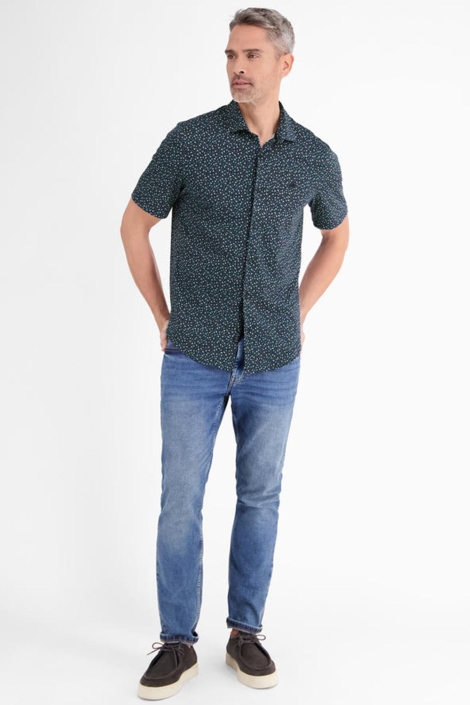 Lerros blauwe heren overhemd | Model