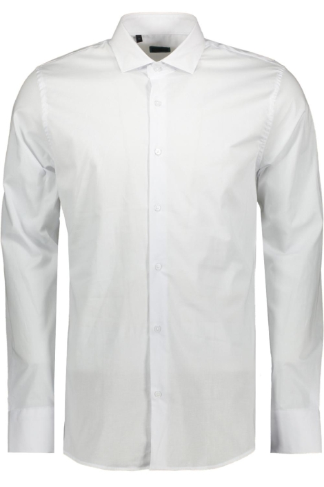 Sans witte heren overhemd | Vooraanzicht