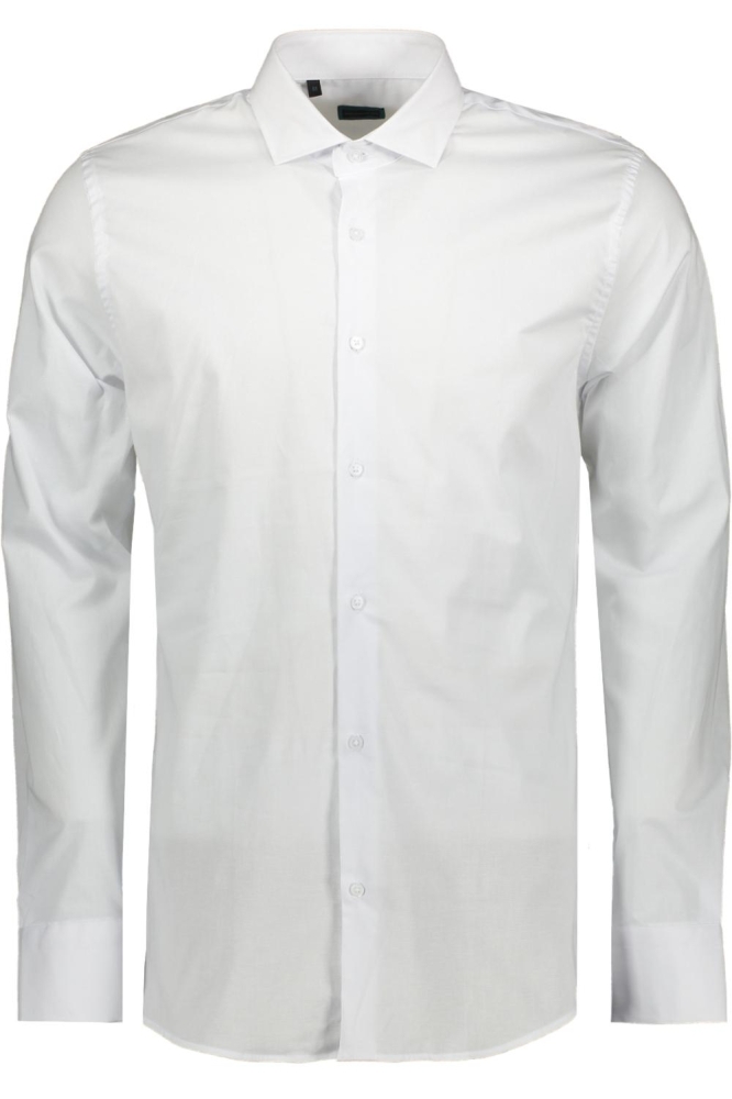 Sans witte heren overhemd | Vooraanzicht