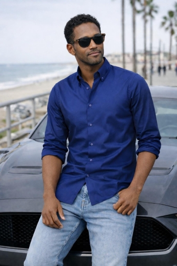 Sans lycra sans Blauw