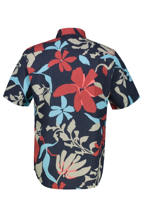 Lerros blauwe heren overhemd | Achteraanzicht