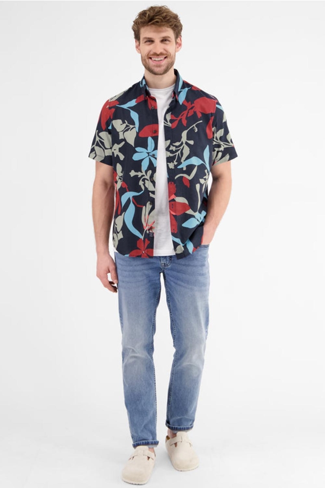 Lerros blauwe heren overhemd | Model