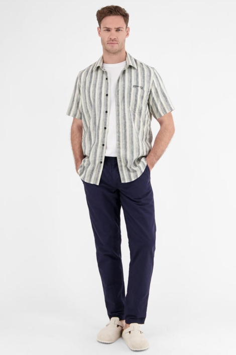 Lerros blauwe heren overhemd | Model