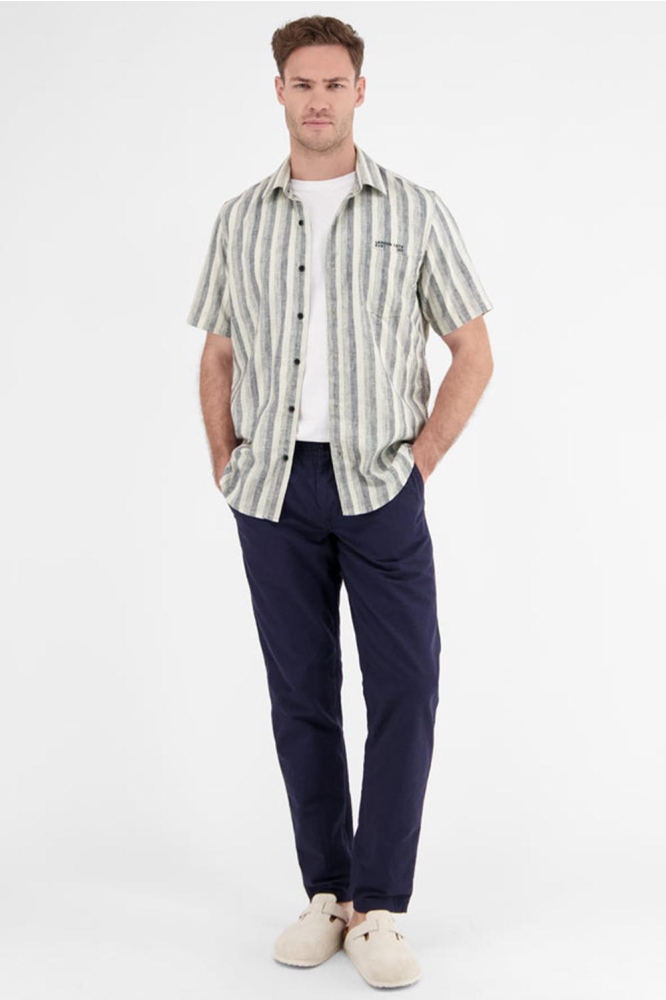 Lerros blauwe heren overhemd | Model