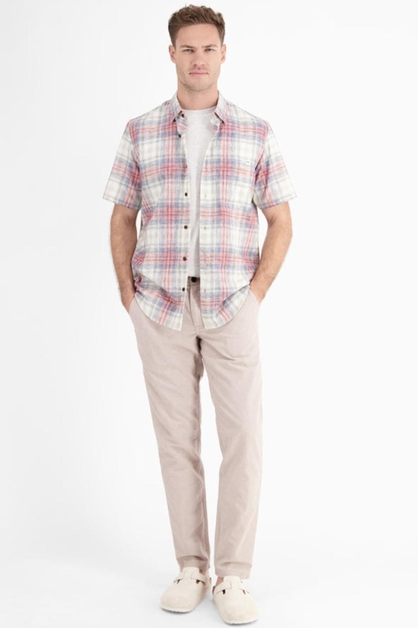 Lerros rode heren overhemd | Model