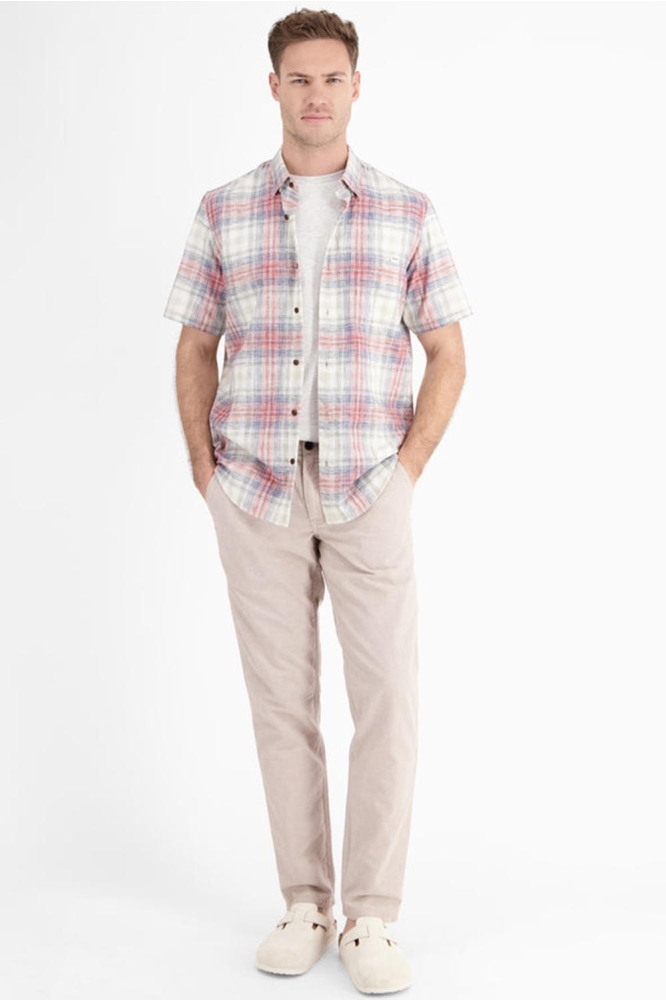 Lerros rode heren overhemd | Model