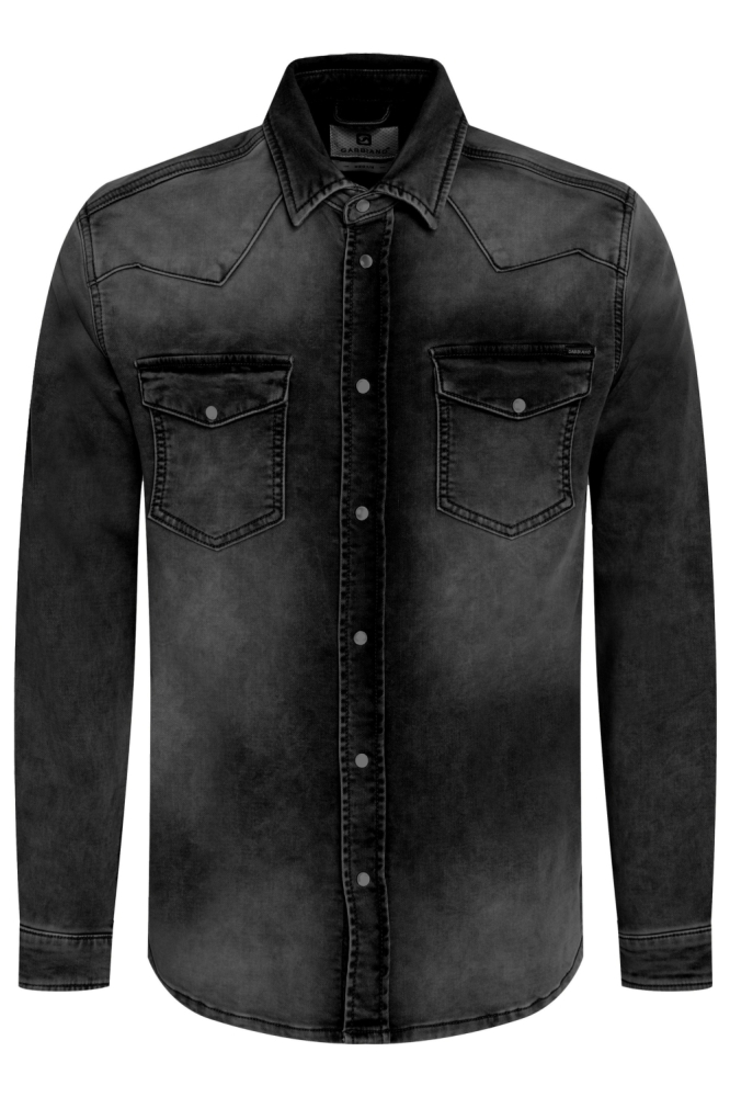 Gabbiano grijze heren overhemd | Vooraanzicht