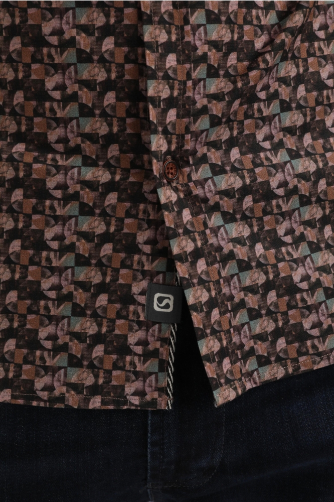 Gabbiano bruine heren overhemd | Unique Selling Point