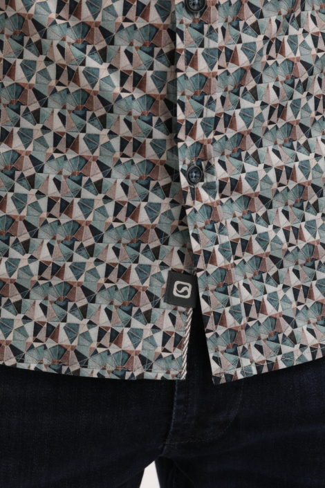 Gabbiano groene heren overhemd | Unique Selling Point