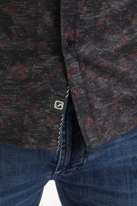 Gabbiano blauwe heren overhemd | Kleurstaal