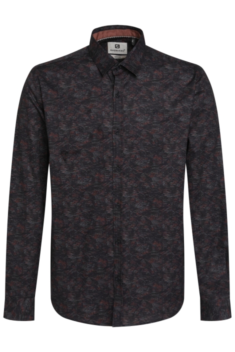 Gabbiano blauwe heren overhemd | Vooraanzicht