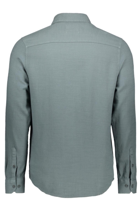Gabbiano groene heren overhemd | Achteraanzicht