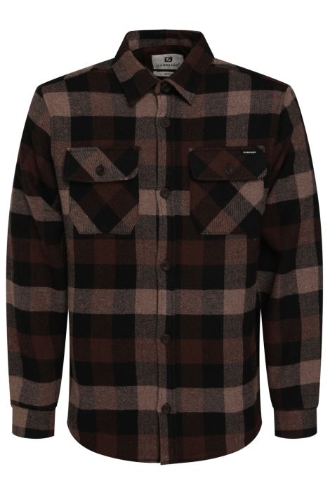 Gabbiano bruine heren overhemd | Vooraanzicht