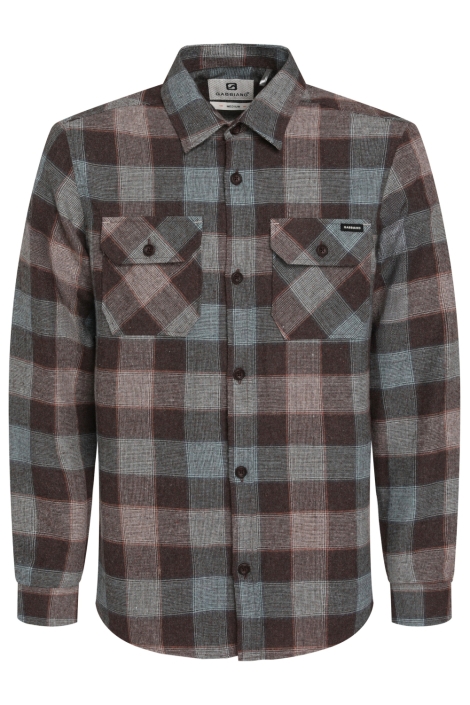 Gabbiano bruine heren overhemd | Vooraanzicht