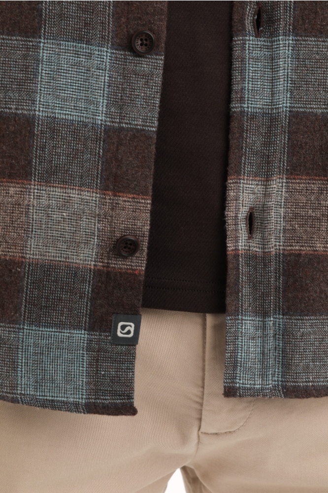 Gabbiano bruine heren overhemd | Unique Selling Point