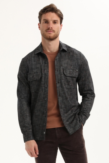 Gabbiano Overhemd MODIEUS FLANNEL OVERHEMD 335752 BLACK