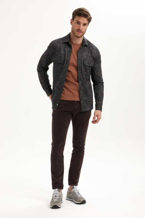 Gabbiano zwarte heren overhemd | Model