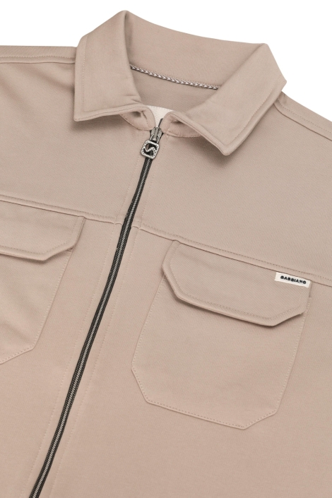 Gabbiano taupe heren vest | Close up