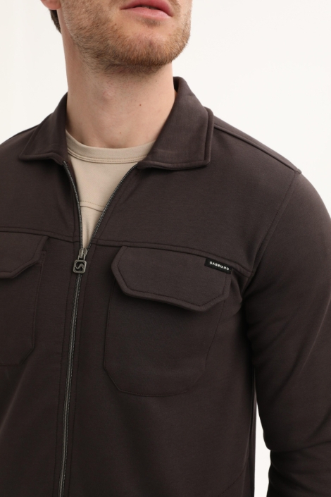 Gabbiano bruine heren vest | Close up