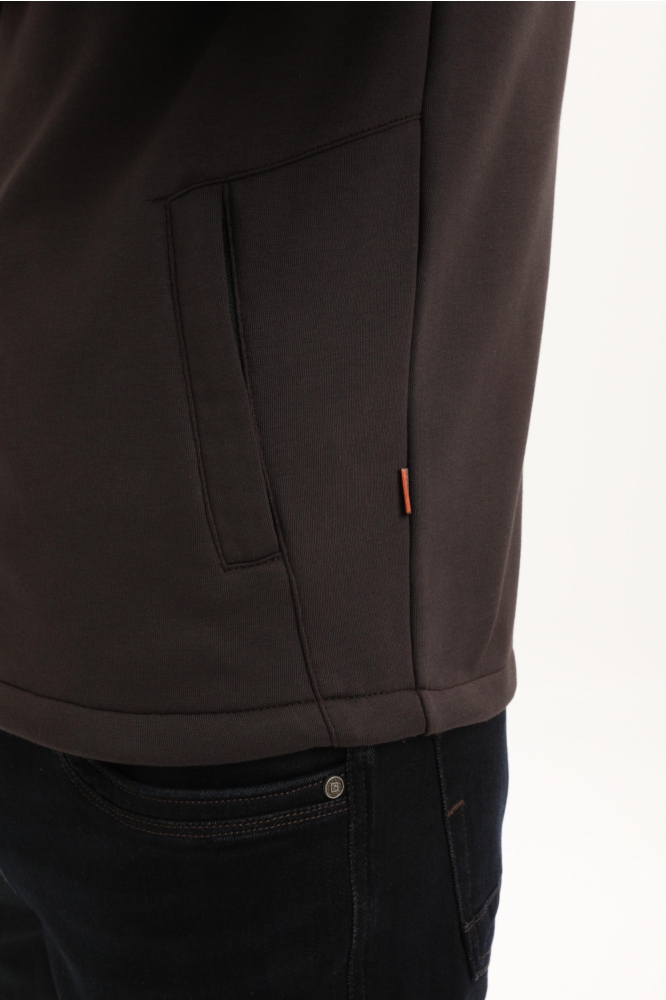 Gabbiano bruine heren vest | Kleurstaal