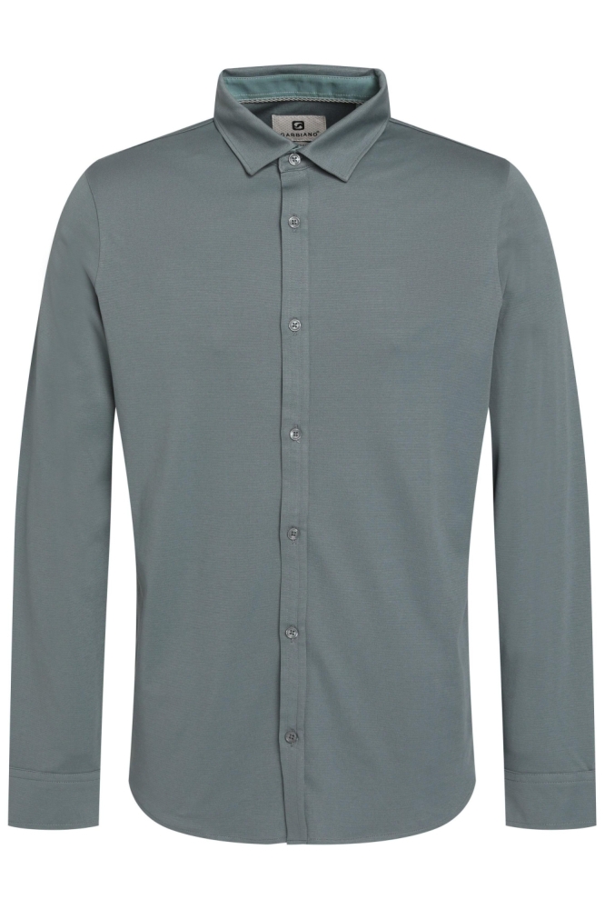 Gabbiano blauwe heren overhemd | Vooraanzicht