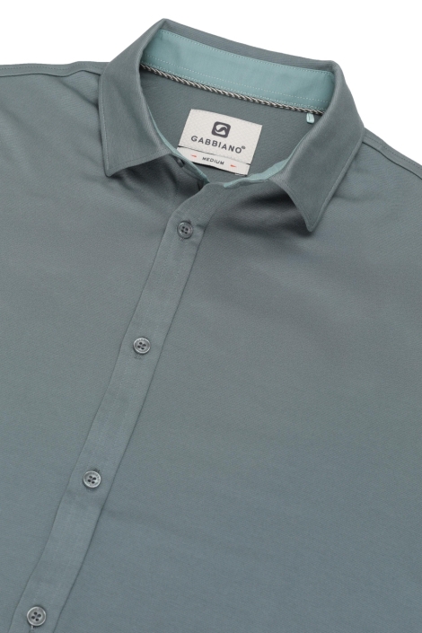 Gabbiano blauwe heren overhemd | Kleurstaal