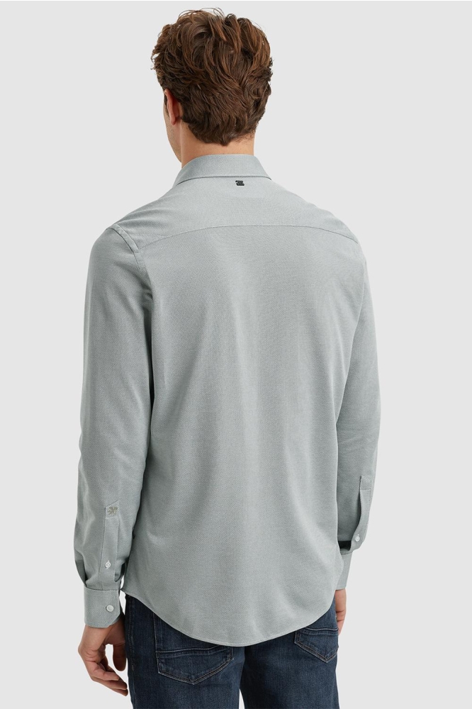 Vanguard groene heren overhemd | Model achteraanzicht