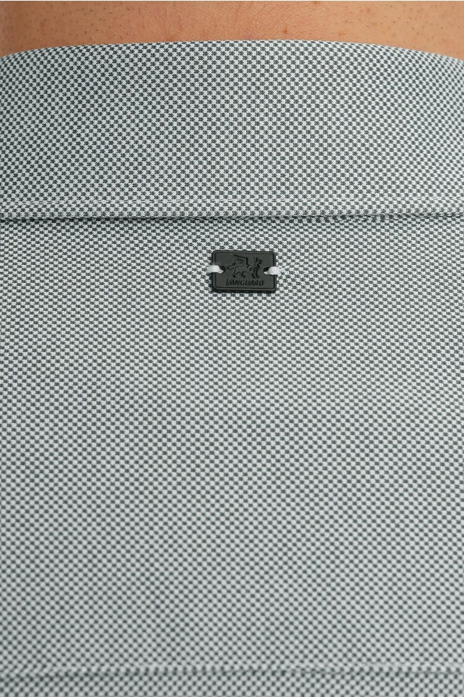 Vanguard groene heren overhemd | Close up