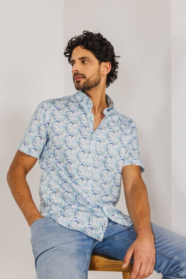 State of Art Overhemd KORTE MOUW OVERHEMD MET PRINT 26415379 1153