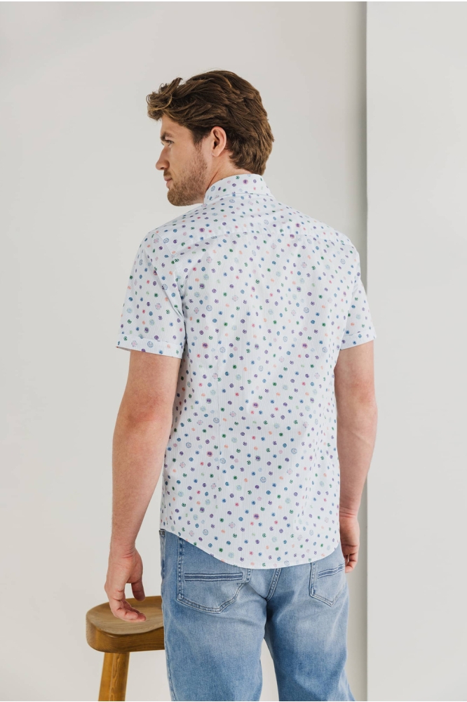 State of Art witte heren overhemd | Close up