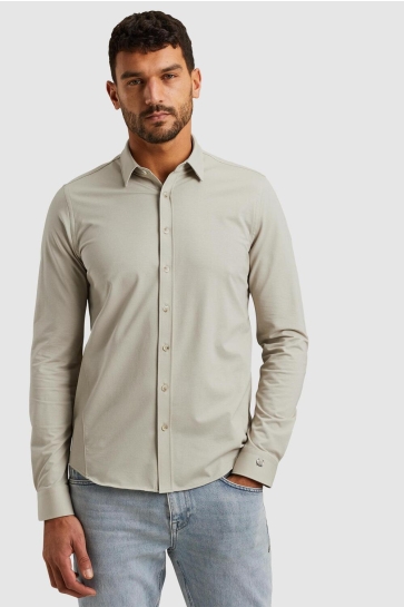 Cast Iron long sleeve shirt twill jersey 2 t Beige