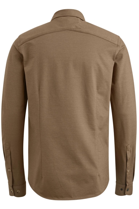 Cast Iron bruine heren overhemd | Achteraanzicht