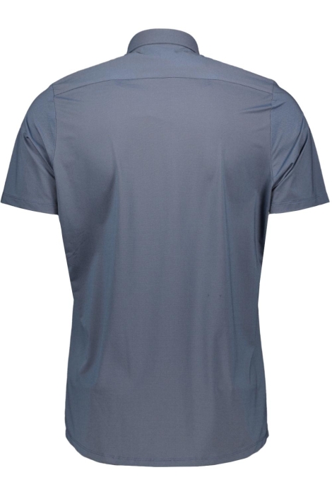 Pure H. Tico blauwe heren overhemd | Achteraanzicht