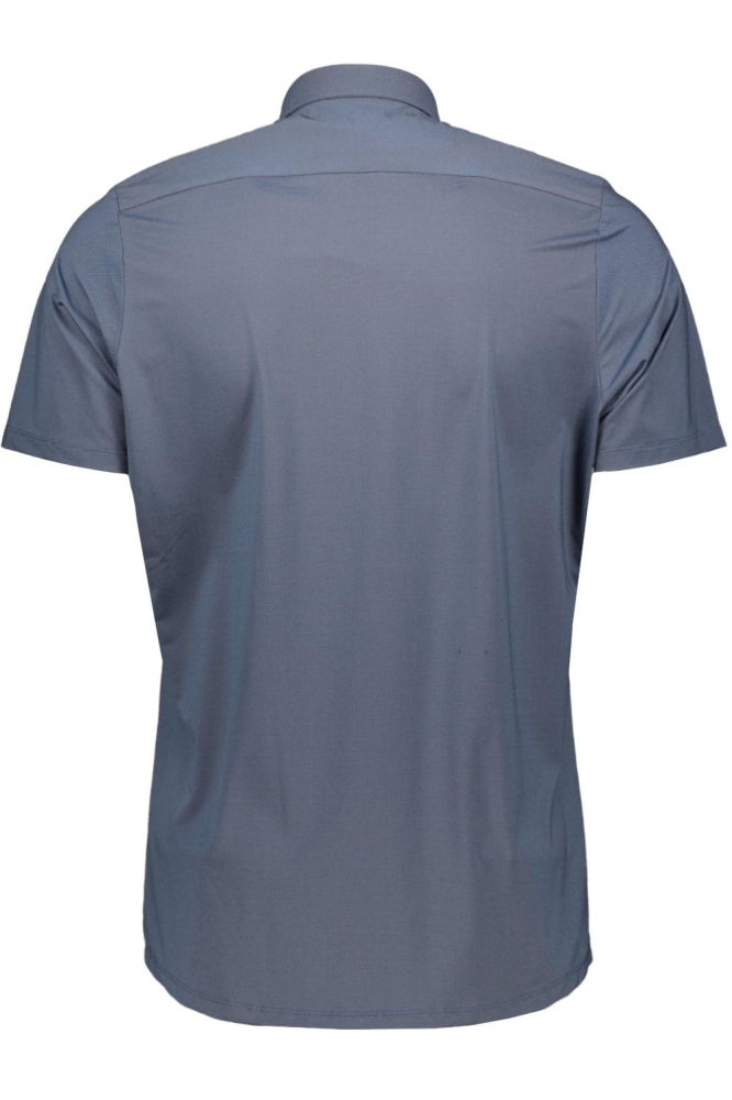 Pure H. Tico blauwe heren overhemd | Achteraanzicht