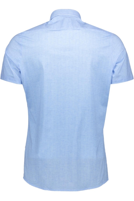 Pure H. Tico blauwe heren overhemd | Achteraanzicht
